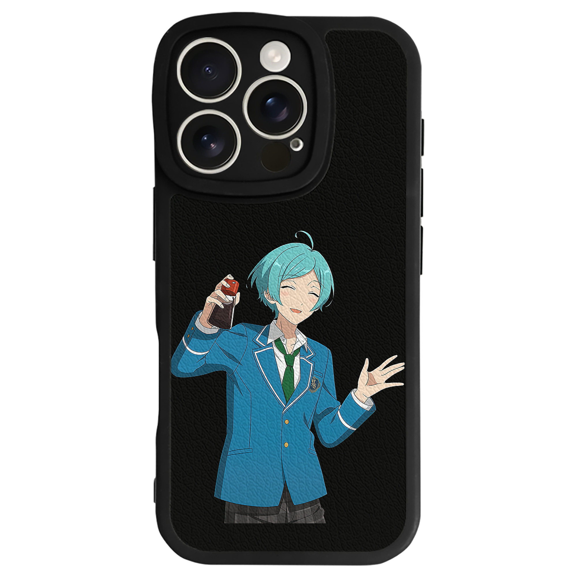 （画像用） あんさんぶるスターズ! Ensemble Stars 【iPhone 16シリーズ対応】シリコンスマホケース（レザー調） 材質：シリコン